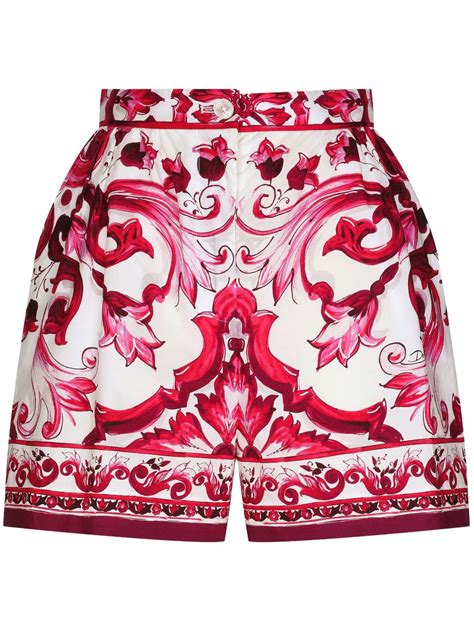 dolce gabbana shorts printed|dolce and gabbana denim shorts.